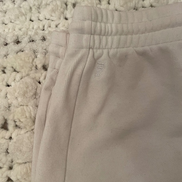 TNA Cozy Fleece Sweatpants - White - Picture 6 of 7
